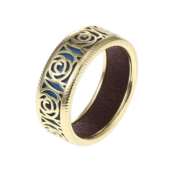 Rose Flower Silver Ring Interchange Hollow Wedding Finger Rings Women Jewelry 925 Real Pure Vintage Leather Rings