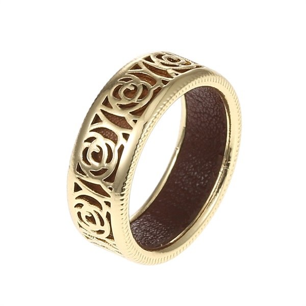 Rose Flower Silver Ring Interchange Hollow Wedding Finger Rings Women Jewelry 925 Real Pure Vintage Leather Rings