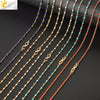CSJA Infinity 8 Stainless Steel Necklaces for Women Gold Color Link Chain Jewelry Necklace Collier Femme 2021 Chaine Collar S682
