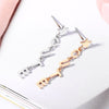 CUTE Letter Woman‘s Earrings Gold Silver Color Star Drop Hanging Earrings 2022 Trend Jewelry Accessories 11.11 Gifts