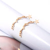 CUTE Letter Woman‘s Earrings Gold Silver Color Star Drop Hanging Earrings 2022 Trend Jewelry Accessories 11.11 Gifts