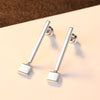 925 Sterling Silver Collection Geometry Cute Drop Earrings For Women High Quality Romantic Wedding Party Accessories G
