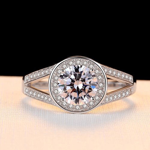 925 Sterling Silver Engagement Wedding Rings for Women Cubic Zirconia Bridal Finger Ring Fine Jewelry Anelli Uomo SR0003