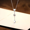 Brand Necklace 925 Sterling Silver Link Chain Necklace Choker Collar Tiny Cubic Zircon Necklace Pendants Women Jewelry