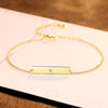 Single Zircon 18k Gold 925 Sterling Silver Bracelet for Women Charms Chain Link Fashion Bracelets & Bangles Punk Jewelry