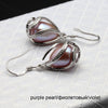 Cage Pearl drop earrings for Women,fashion trendy classic 925 Sterling Silver Charming Pearl earrings jewelry