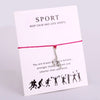 Calisthenics Gymnastics Gymnastic Charm Bracelets Chain Jewelry Women Girl Boy Unisex  Friends Gift Drop Shipping