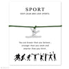 Calisthenics Gymnastics Gymnastic Charm Bracelets Chain Jewelry Women Girl Boy Unisex  Friends Gift Drop Shipping