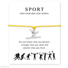 Calisthenics Gymnastics Gymnastic Charm Bracelets Chain Jewelry Women Girl Boy Unisex  Friends Gift Drop Shipping