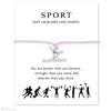 Calisthenics Gymnastics Gymnastic Charm Bracelets Chain Jewelry Women Girl Boy Unisex  Friends Gift Drop Shipping