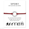 Calisthenics Gymnastics Gymnastic Charm Bracelets Chain Jewelry Women Girl Boy Unisex  Friends Gift Drop Shipping