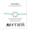 Calisthenics Gymnastics Gymnastic Charm Bracelets Chain Jewelry Women Girl Boy Unisex  Friends Gift Drop Shipping