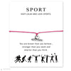 Calisthenics Gymnastics Gymnastic Charm Bracelets Chain Jewelry Women Girl Boy Unisex  Friends Gift Drop Shipping
