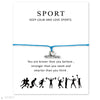 Calisthenics Gymnastics Gymnastic Charm Bracelets Chain Jewelry Women Girl Boy Unisex  Friends Gift Drop Shipping