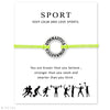 Calisthenics Gymnastics Gymnastic Charm Bracelets Chain Jewelry Women Girl Boy Unisex  Friends Gift Drop Shipping