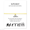 Calisthenics Gymnastics Gymnastic Charm Bracelets Chain Jewelry Women Girl Boy Unisex  Friends Gift Drop Shipping