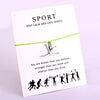Calisthenics Gymnastics Gymnastic Charm Bracelets Chain Jewelry Women Girl Boy Unisex  Friends Gift Drop Shipping