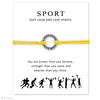 Calisthenics Gymnastics Gymnastic Charm Bracelets Chain Jewelry Women Girl Boy Unisex  Friends Gift Drop Shipping
