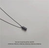 Can act as a lighter necklace can twist open capsule pendant couples simple versatile titanium steel mini