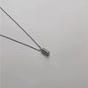 Can act as a lighter necklace can twist open capsule pendant couples simple versatile titanium steel mini