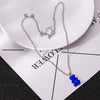 Candy Color Gummy Mini Bear Necklace for Women Christmas Gifts  Collare Star Pendants Necklaces Jewelry Femme Bijoux