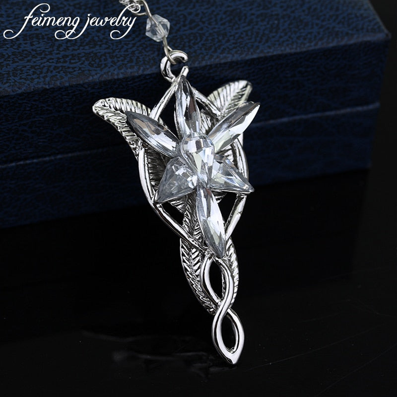Cang Twilight Star Pendant Necklace Charm Crystal Jewelry Accessories For Women Wizard Princess Evening Star Necklaces