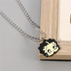 Cartoon Betty Boop Necklace Choker Enamel Metal Figure Pendant Girl Charm Bead Chain Necklaces For Women Jewelry
