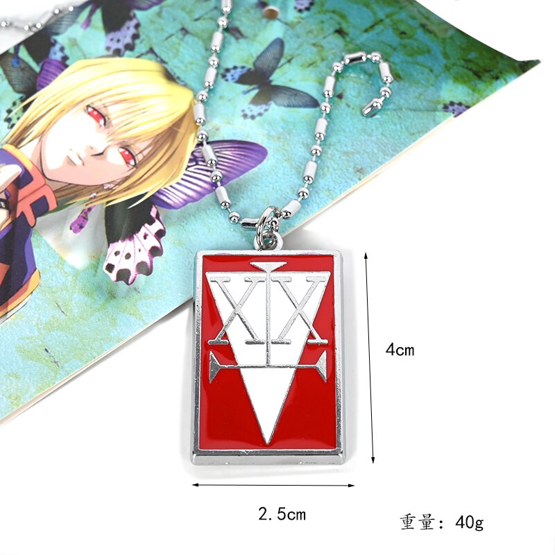 Cartoon Hunter x Hunter Licence GON·FREECSS Kurapika Joker Metal Pendant Alloy Chain Necklace Cosplay Accessories