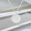 Carved Coin Necklace For Women Stainless Steel Rose Flower Long Chain Necklaces Pendant Collares Vintage Choker Boho Jewelry