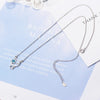 Cat Crystal Pendants And Necklaces For Women 925 Stamp Silver Color Female Wedding Party  Jewelry Gifts