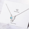 Cat Crystal Pendants And Necklaces For Women 925 Stamp Silver Color Female Wedding Party  Jewelry Gifts