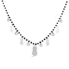 Cat Crystal Pendent Neckalce Multi Charms Beaded Chain Stainless Steel Chokers Necklaces for Women Trend Jewelry Gift 2022