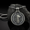 Catholic priest pendant necklace Christian religion chain necklace men's retro tag hip hop jewelry