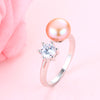 2020Wedding rings for women AAAA High Quality 100% Natural Pearl Rings Engagement Jewelry For women Accessories fine gift