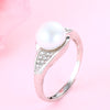 2020Wedding rings for women AAAA High Quality 100% Natural Pearl Rings Engagement Jewelry For women Accessories fine gift