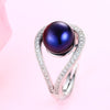 2020Wedding rings for women AAAA High Quality 100% Natural Pearl Rings Engagement Jewelry For women Accessories fine gift