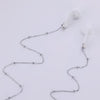 Cazador Women Wireless Earphones Anti-Lost Chain Beaded Headphone Chains Strap Retention Necklace For Airpods  Gifts