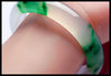 Certificate Fine Jewelry Chinese Natural Beautiful Green Jade Bangle Bracelet gift box