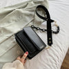 Chain Design Mini PU Leather Flap Bags For Women 2022 Summer Lady Shoulder Messenger Handbags Female Cross Body Bag
