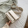 Chain Design Mini PU Leather Flap Bags For Women 2022 Summer Lady Shoulder Messenger Handbags Female Cross Body Bag
