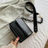 Chain Design Mini PU Leather Flap Bags For Women 2022 hit Summer Lady Shoulder Handbag Female Cross Body Bag