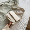 Chain Design Mini PU Leather Flap Bags For Women 2022 hit Summer Lady Shoulder Handbag Female Cross Body Bag
