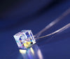 Chain Ladies Charm Necklace Jewlery Aurora Cube Sugar Pendant Necklace Austrian Dazzle Crystal Jewlery Collier Femme BFF