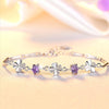 Chain & Link Bracelets For Women Jewelry Korean Style Clover Leaf Bracelet Silver 925 Party Weddding Aniversity Fine Jewelry
