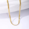 Chain Necklace 316 Stainless Steel for Women Metal Texture Flat Collar Waterproof Necklace Girlfriend Gift  items