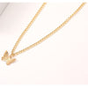 Chain Pendant Butterfly Necklace for Women Portrait Chunky Chokers Necklaces Jewelry Gift  Drop shipping