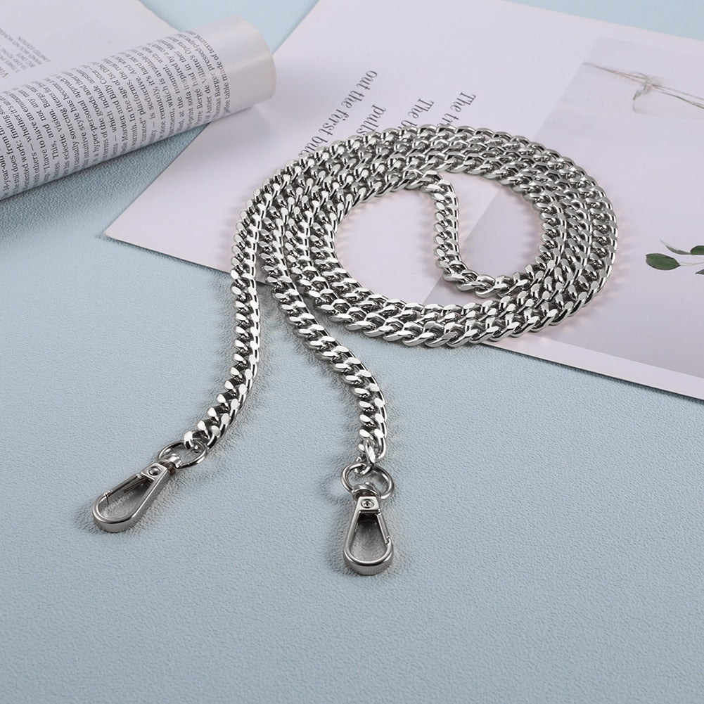Chain Shoulder Crossbody Bag Strap Metal Handbag Chains Female Shoulder Bag Strap DIY Purse Handles Bag Accessories