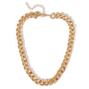 Chain Toggle Clasp Gold Necklaces Mixed Linked Circle Necklaces for Women Minimalist Choker Necklace Jewelry