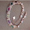Chain bracelet Free shipping Natural and real tourmaline 925 sterling silver Fine jewelry gems 4*6mm 6pcs