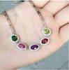 Chain bracelet Free shipping Natural and real tourmaline 925 sterling silver Fine jewelry gems 4*6mm 6pcs